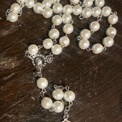 rosary beads mother of pearl